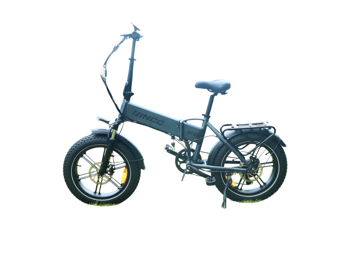Bicicleta Elétrica Dobrável Rincc R200 Com Bateria De 750w 48v 15ah E Jante De 20 Polegadas.
