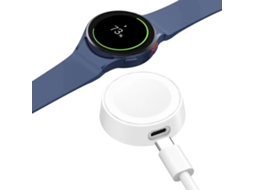 Carregador Sem Fios Magnético Portátil HALINUI para Apple Watch Series Usb c compacto ideal para viagem