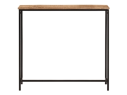 Mesa Consola  Mesa De Apoio  Mesa Lateral 80x30x74 Cm Madeira De Mangueira Maciça E Ferro Wsd811461 Lovely Home