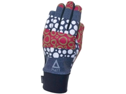 Luvas para Homem MATT Leisure Inner Touch Screen Cinzento para Esqui (S)