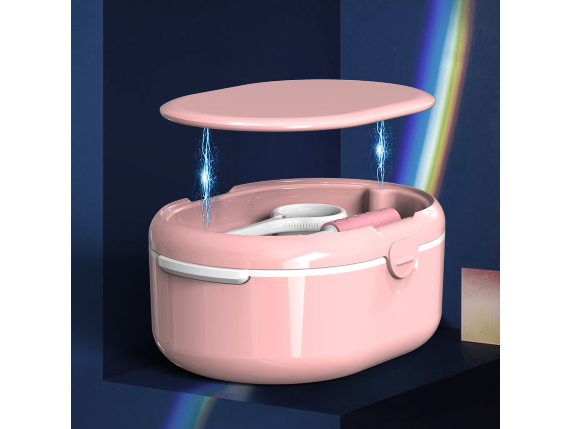 Eoocoo Denture Bath Box Cup (large Space, Easy To Clean)