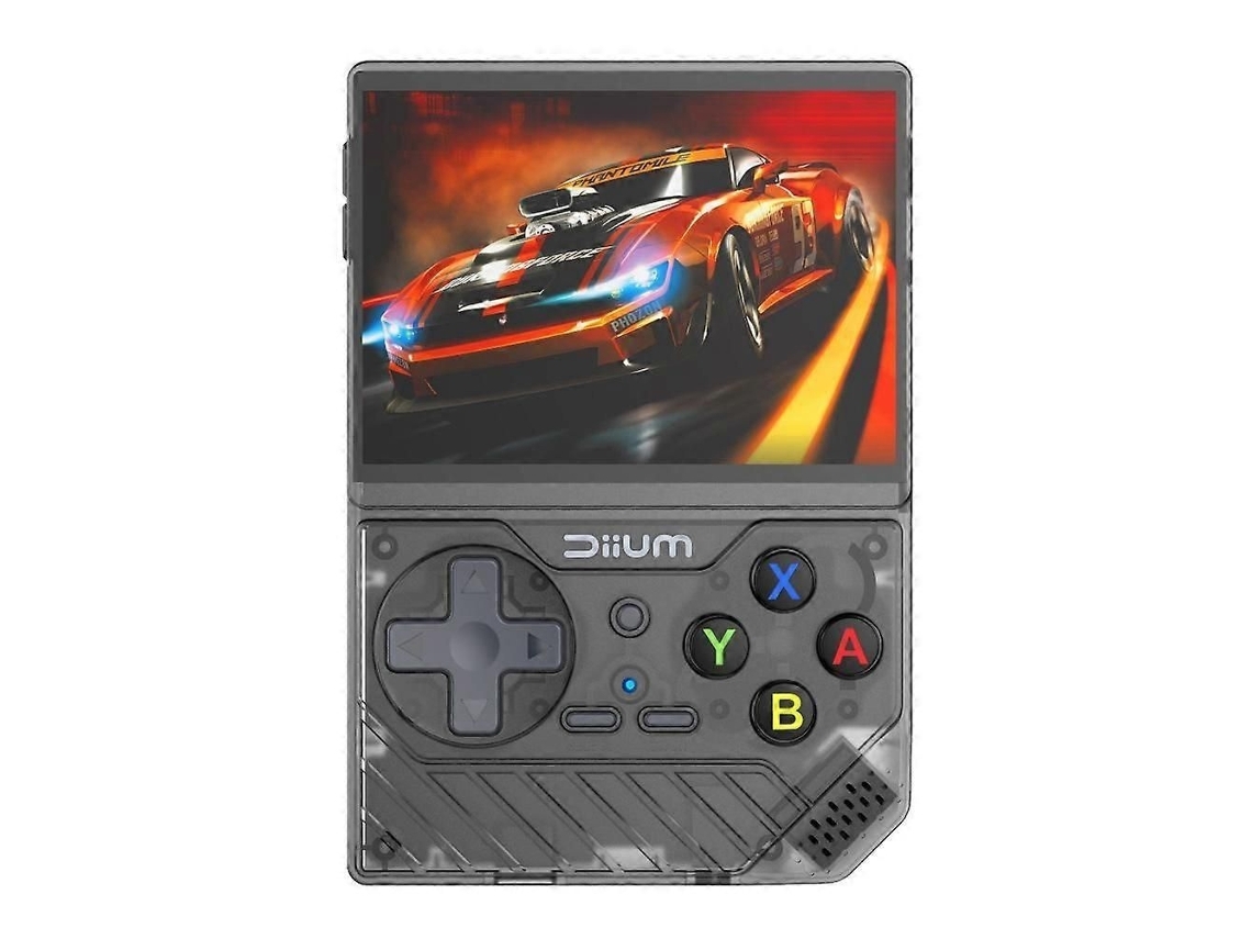 Console De Jogos Portátil Retrô Hd 3,5 Polegadas, 64 Gb, Preto Transparente.