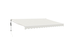 Automatic Retractable Awning, Automatic Retractable Awnings Vidaxl Creme Tecido (4 X 3 M)