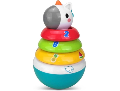 Unicórnio Roly Poly Anéis Infantis