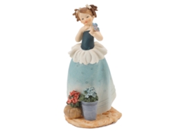 Laxiscreed Ornamento De Resina Menina Victoriana Para Decoração Elegante