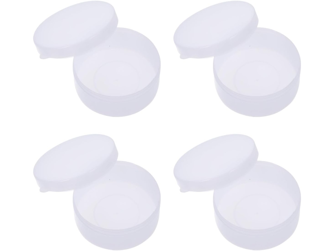 Boîtes Cosmétiques 30 Réutilisables En Pe Blanches