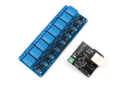 MÓDULO de controle Ethernet com 8 canais de relé porta RJ45 servidor web LAN WAN | S/MARCA