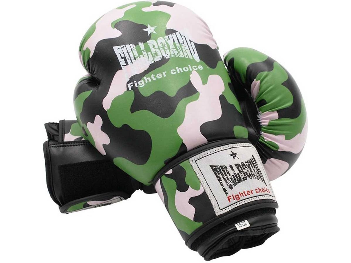 Luvas de Combate SOFTEE Camo Preto (12 Oz)