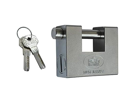 Cadeado Blindado Amortecedor PREFER 30X70X84 Mm Corpo em Aço Carbonitretado Cilindro em Latão