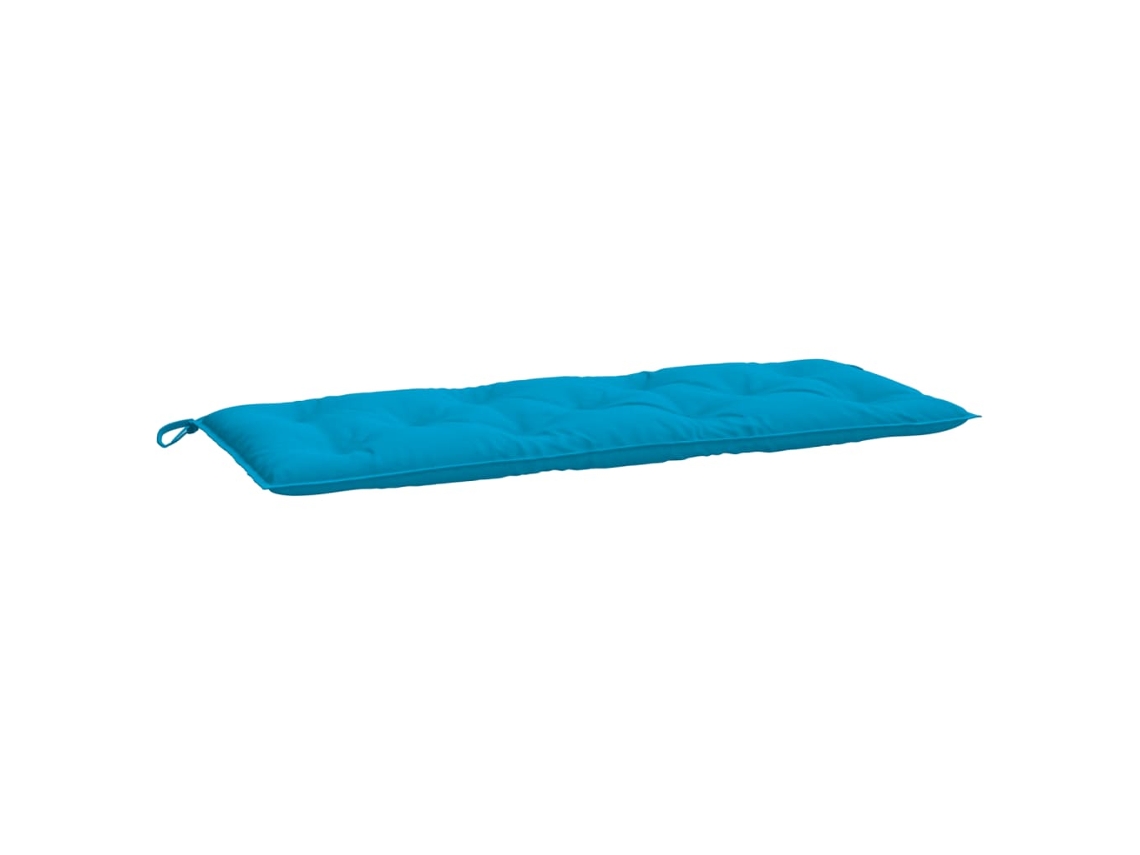 Garden Bench Cushion, Garden Bench Cushions Vidaxl Azul Tecido (120 X 50 X 7 Cm)