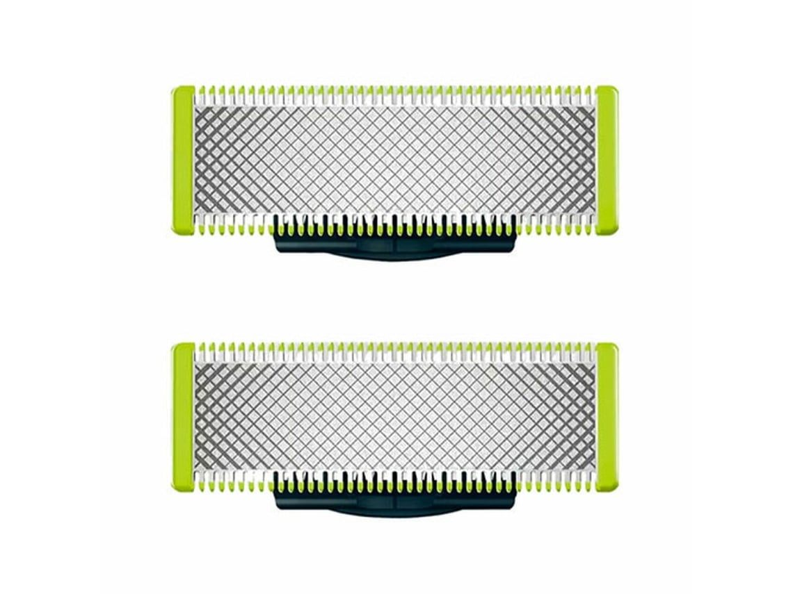 Lâminas de Reposição Oneblade 2 Unidades Compatíveis com Philips Qp2520 Qp2630 Qp210 Qp220, Corte Preciso e Durável YANYXR