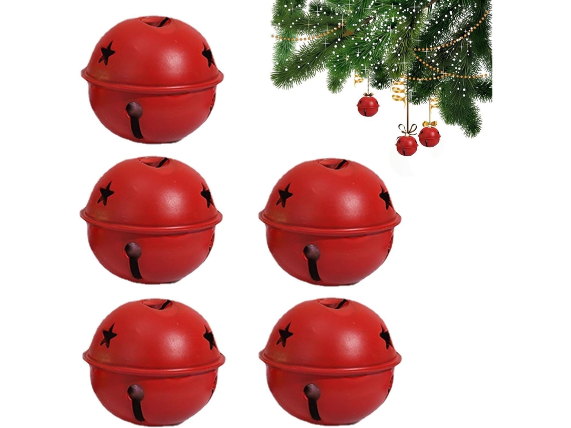 Enfeites De Natal Com Sinos Rústicos Para Árvore De Natal || Árvore Com