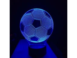 Lâmpada De Noite De Futebol 3d Wabjtam, 7 Cores, Toque, Presente Para Crianças, Decoração De Quarto
