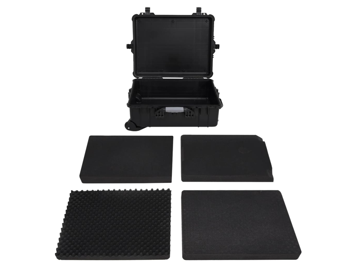 Maison Exclusive - Mala De Viagem Com Rodas 63x50x23 Cm Pp Preto