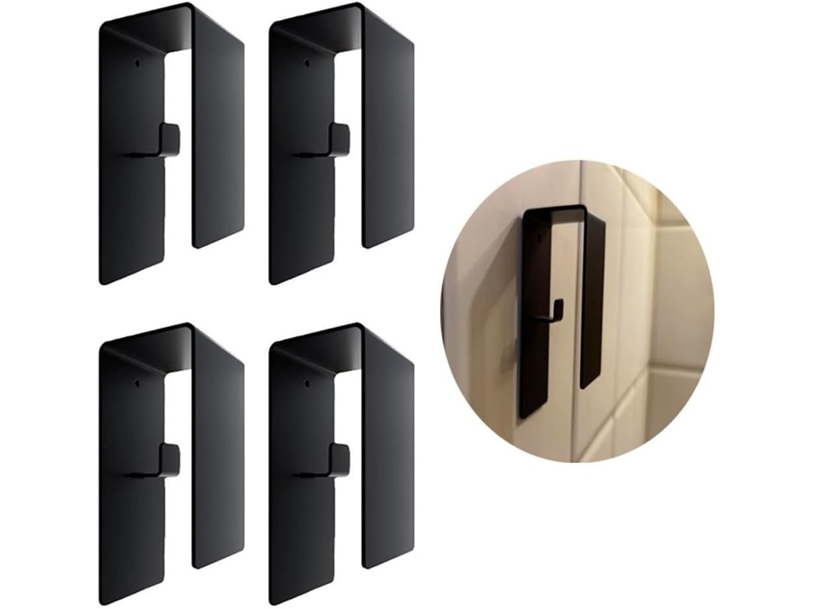 Suporte Para Toalhas Em Aço Inoxidável 304com Ganchos Integrados, Sem Necessidade De Furar, Resistente À Ferrugem, Ideal