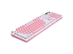 Teclado Gamer Rgb De 104 Teclas, Teclado De Tamanho Normal, Acessórios Para Jogos Ly Ebike