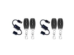 4x Interruptor De Controle Remoto Sem Fio Usb 5v Dc Para Ligar/desligar Luzes Led, Luminárias De Leitura Em Fita, Ventiladores De Teto E Muito Mais.