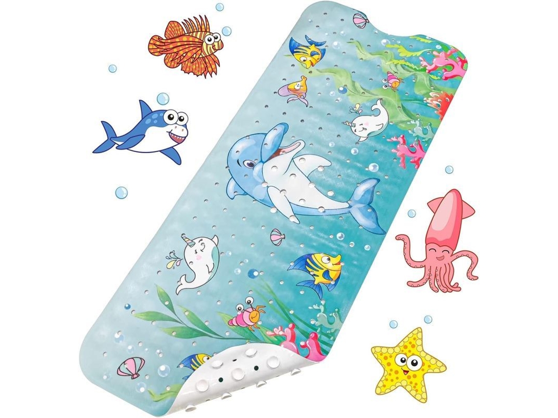 Tapete de Banheira Nova Line, Anti Deslizante, 100x40cm, Ventosas | S/MARCA