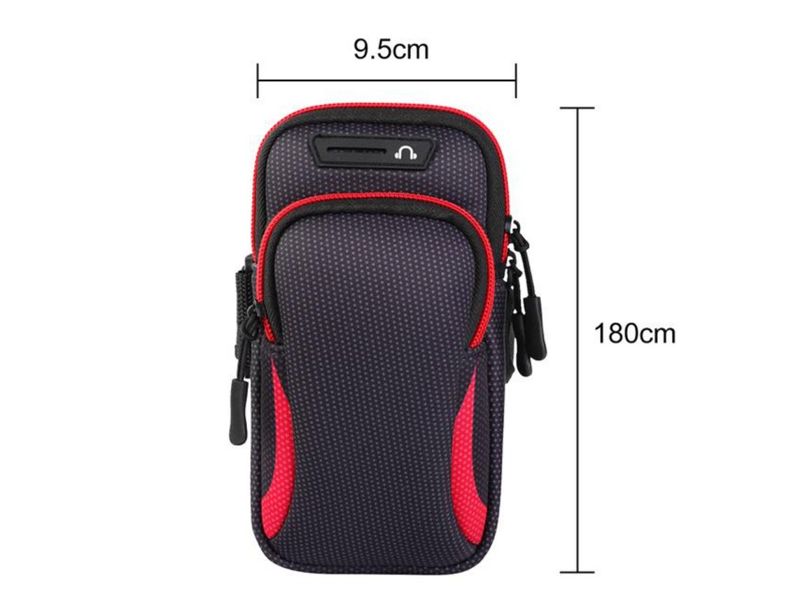 Estojo Desportivo Telemóvel Capa Braço Impermeável Running Suporte Telemóveis 6.5 Polegadas
