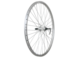 Roda Traseira Mtb Standard 26´´ Qr Prateado 8 X 135 Mm / Shimano/Sram Hgdema
