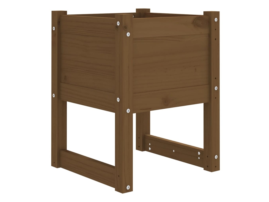 Planter, Planters Vidaxl Marrom Madeira De Pinho (40 X 40 X 52.5 Cm)
