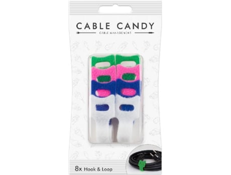 Organizador de Cabos CABLE CANDY (Branco)