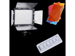 Original Yongnuo Yn-300 Led Câmera Luz de Vídeo Lâmpada Iluminação Escurecimento Fotografia Luz para Canon Nikon Câmera Ue Plugue