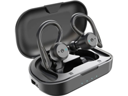 Auriculares Sem Fio Verdadeiros Carregamento Embutido Dágua Design Bestvite Bluetooth Preto