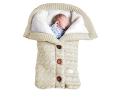 Saco De Dormir Quente Para Bebê Cobertor Grosso De Malha Para Carrinho De Bebê 70 X 40 Cm Yunzii