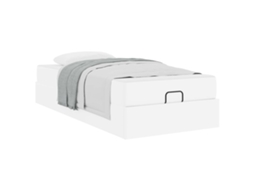 Conjunto de 2 Estruturas de Cama com Colchão Branco PVC MAISON EXCLUSIVE