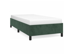 Bed Frame, Bed Frames Vidaxl Verde Veludo (90 X 190 Cm)