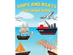 Livro Ships And Boats Coloring Book De Andrei Bix (inglês)