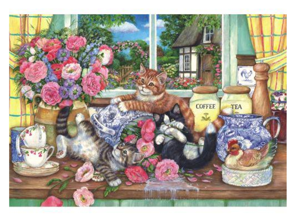 Puzzle Anatolian Gatinhos Malandrecos de 500 Peças