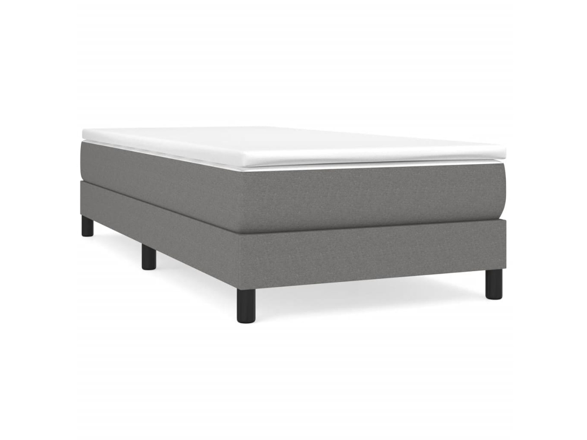 Box Spring Bed Frame, Box Spring Bed Frames Vidaxl Cinzeto Tecido (90 X 200 Cm)