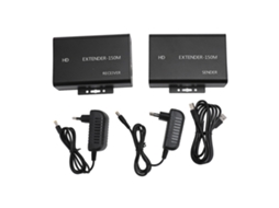 Extensor Kvm Hd 150m Com Interface Multimédia Para Rj45 Cat5e/6, 1080p 60hz, Usb, Plug Eu 100‑240v