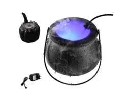 Mali caldeirão de Bruxa Halloween com 12 Luzes Led Mudança de Cor Decorativo para Festas e Varanda