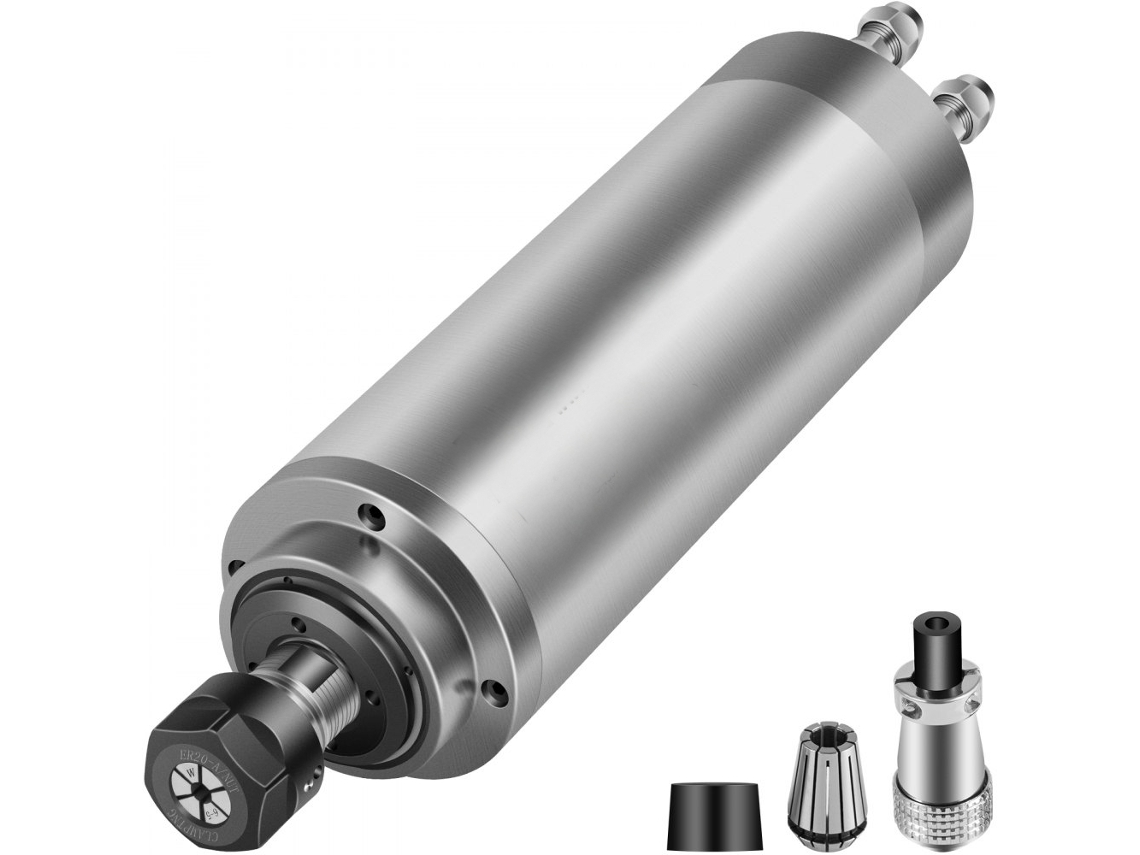 Motor De Fuso Cnc 2,2 Kw Ar, Alta Velocidade, Baixa Vibração Para Madeira E Metal Tekmaquinas
