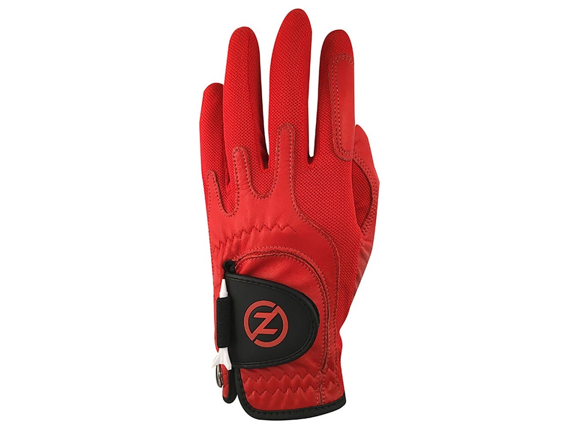 Luva De Golfe Para A Mão Esquerda Cabretta Leather Vermelho ZERO FRICTION