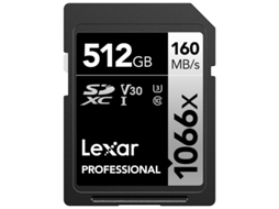 Cartão Sd Lexar Pro 1066x 512gb 160mb/s
