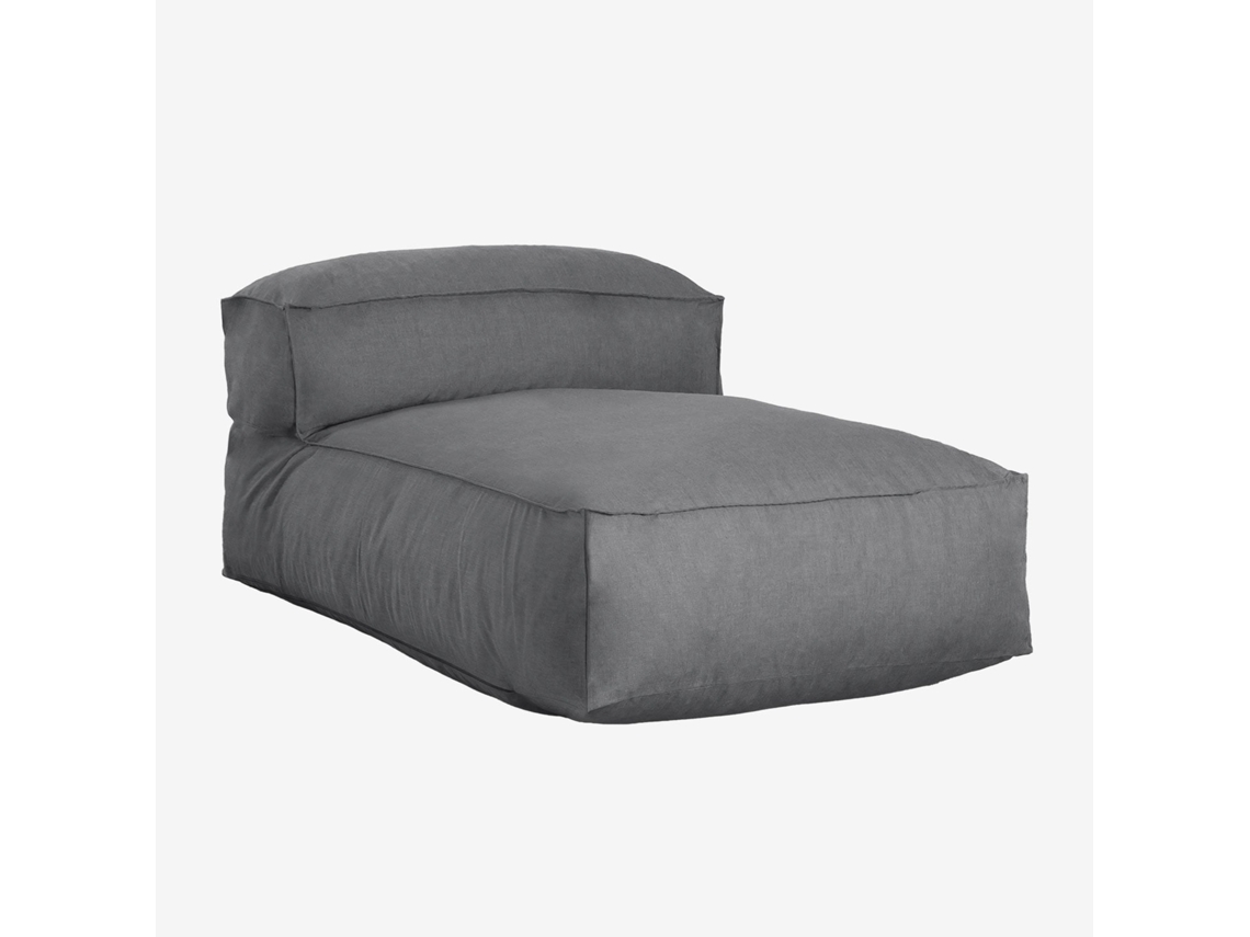 Sklum Poltrona Chaise Longue De Jardim Em Tecido Dojans Olefina Cinza Granito