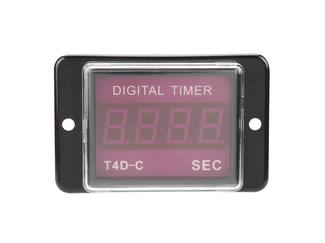 Relé Temporizador Digital LED T4D, Contador de Tempo 99.9/999 Min/Hr