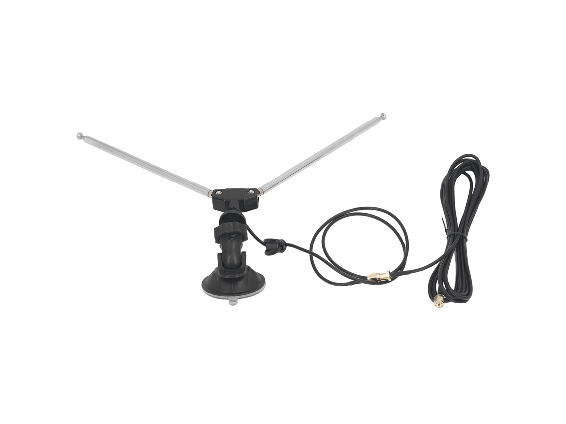 Antena Dipolo Para Receptor Sdr Kit Com Cabo Rg174 De 60cm E Conector Sma Macho