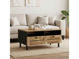Vidaxl Mesa De Centro Marrom E Preto 80 X 54 X 40 Cm