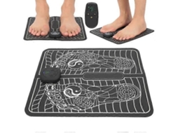 Tapete Massageador Elétrico Para Pés Eiffel Com Usb, Tela Lcd E Função Ems.