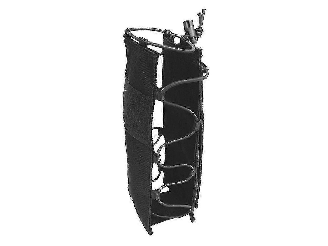 Porta-garrafa tático, bolsa para garrafa de água em nylon com sistema Molle, resistente e ideal para ciclismo e corrida.