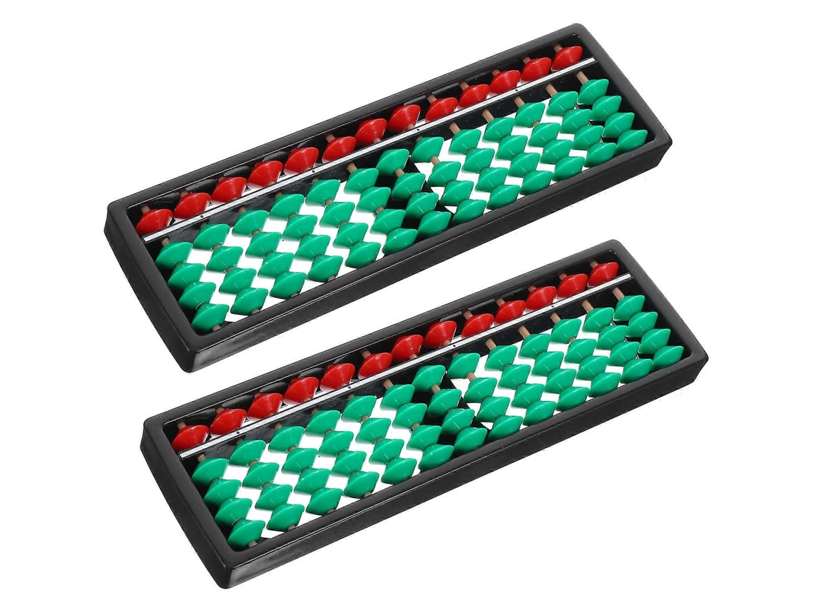 2pcs Chinese Plastic Abacus For Math Practical Calculating Chinese Abacus Educational Math Learning Abacus