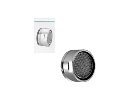 Filtro Aerador De Metal Cromado M28/100 - Pacote Com 25 Unidades.