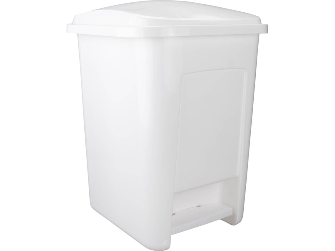 Balde Wc Com Pedal Branco 9l