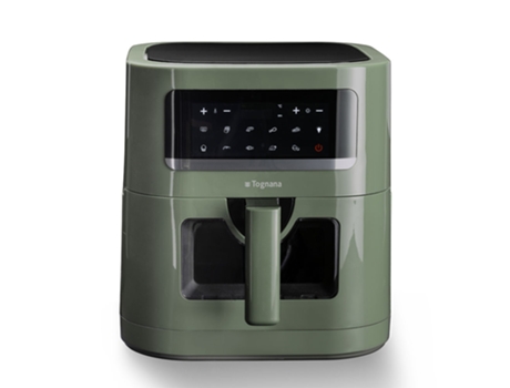 TOGNANA PORCELLANE D2Dfa03Irve Fritadeira Simples 7 L 1800 W Fritadeira Ar Quente Verde