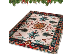 Tapete De Natal, Decoração Têxtil Para Casa Nas Festas De Inverno | Chão/quarto
